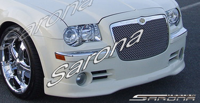 Custom Chrysler 300C  Sedan Front Add-on Lip (2005 - 2010) - $325.00 (Part #CR-003-FA)